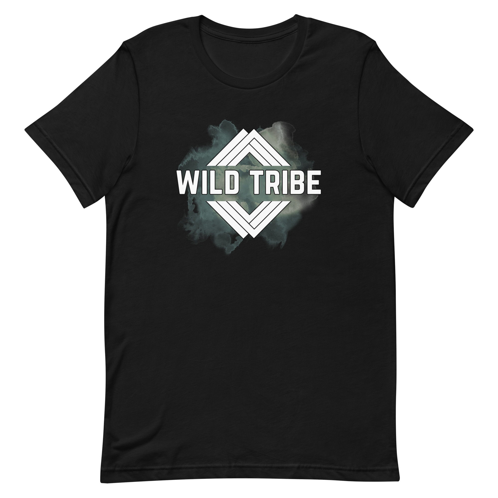 Adult Short Sleeve T-shirt- Center Watercolor