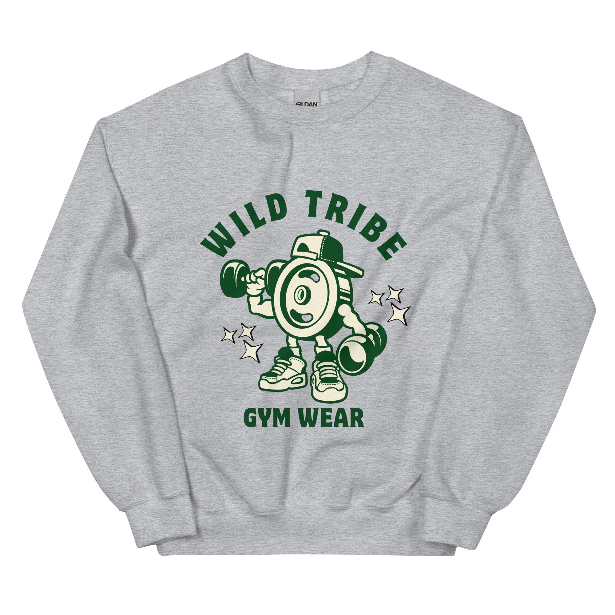 Adult Crew Neck Sweatshirt – Gym Wear - Image 3