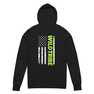 Adult Hooded Long-Sleeve - Flag