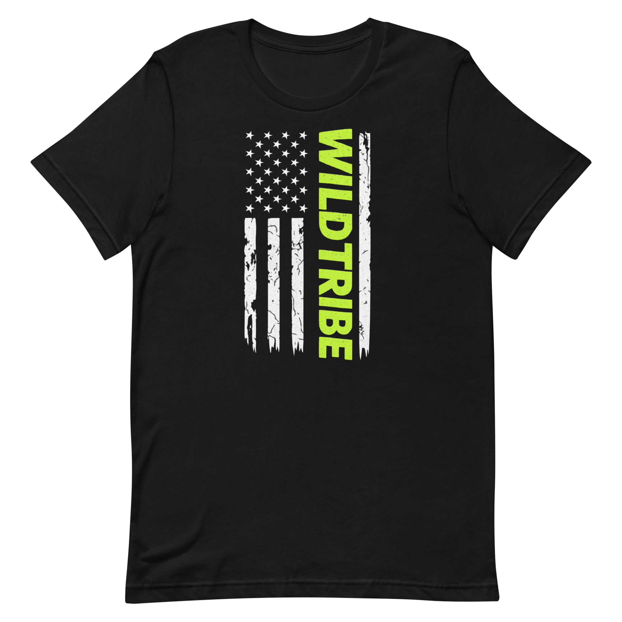 Adult Short Sleeve T-shirt- Flag